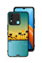 غطاء حماية لهاتف Tecno Spark 8 بتصميم فن تجريدي