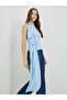 Textured Round Neck Sleeveless Top