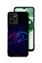 Realme C35 Protective Case Cover Touching Hand Making Heart