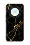 Honor X9a Protective Case Cover Crack Marble
