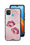 Tecno Pop 5 Protective Case Cover Glitter Lips