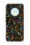 Honor X9a Protective Case Cover Music Fabric Pattern