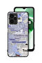 Realme C35 Protective Case Cover Newspaper Pieces