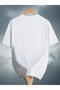 Summer Season Product Stylish Modern Design Custom Wolf Printed Unisex Oversize Crew Neck T-Shirt - 3