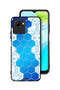 غطاء حماية لهاتف Realme C30s بأيقونات سداسية الشكل على شكل خلية نحل