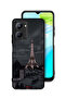 غطاء حماية لهاتف Realme C33 بتصميم برج إيفل في الليل