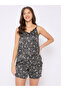 Paisley Print Lace Trim Satin Top and Shorts Set