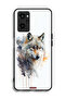 Realme 9i 4G Protective Case Cover Wolf Abstract Art - 2