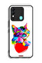 Tecno Spark 8 Protective Case Cover Colourful Kitten - 2