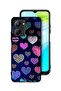 غطاء حماية لهاتف Realme C33 بنقشة قلوب داجا