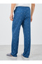 Ditsy Print Open Hem Elasticated Waistband Pyjama - 4