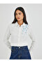 Floral Embroidered Buttoned Shirt