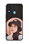 Tecno Spark 8 Protective Case Cover Cute Hat Girl Paint Art - 2