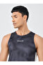 All Over Print Super Stretch Tank with Side Tape Detail - 3