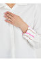 Solid Buttoned Spread Collar Shirt - 4