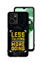 Realme C35 Protective Case Cover Less Talking More Doing