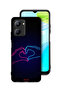 Realme C33 Protective Case Cover Touching Hand Making Heart