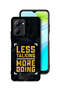 Realme C33 Protective Case Cover Less Talking More Doing
