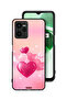غطاء حماية لهاتف Realme C35 برسومات قلوب جميلة