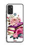 Motorola Moto G60S Protective Case Cover Roses And Books - 2