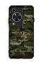 Huawei Enjoy 70 Protective Case Cover Camouflage Wooden Pattern
