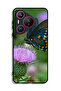 Huawei Pura 70 Protective Case Cover Butterfly Sitting On Flower