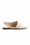 Women's Beige Daily Comfortable Sole Sandals Summer Anti-Sweat Lightweight Thin Sole Pool Sea Beach Slippers - 3