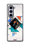 Samsung Galaxy Z Fold6 Protective Case Cover Square And Triangle Shapes Abstract Pattern