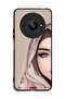 Xiaomi Redmi A3 4G Protective Case Cover Half Face Girl Art