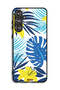 Samsung Galaxy M55 5G Protective Case Cover Feather And Flower Art