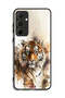 Samsung Galaxy A35 5G Protective Case Cover Leopard Abstract Art