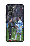 غطاء حماية لهاتف Vivo Y03 4G بتصميم ميسي ورونالدو