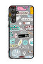 Samsung Galaxy M55 5G Protective Case Cover Good Vibes Stickers