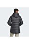 Essentials CLIMAWARM سترة خفيفة بقلنسوة بثلاثة خطوط - 6