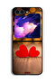 Samsung Galaxy Z Flip6 Protective Case Cover Two Beautiful Hearts
