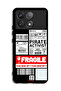 Xiaomi Poco F6 Pro Protective Case Cover Private Activist Fragile Sticker