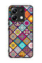 Xiaomi Redmi Note 13 Pro 5G Protective Case Cover Mandala Squares Pattern