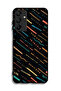Samsung Galaxy A15 Protective Case Cover X Lines Abstract Pattern
