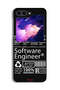 غطاء حماية لهاتف Samsung Galaxy Z Flip6، ملصق مهندس برمجيات