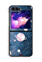 غطاء حماية لهاتف Samsung Galaxy Z Flip6 - فن الفضاء