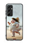Samsung Galaxy A55 5G Protective Case Cover Fatty Baby Girl Running