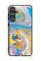 Samsung Galaxy M55 5G Protective Case Cover Gems Colorful Abstraction