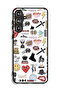Samsung Galaxy M55 5G Protective Case Cover No Bad Vibes Stickers