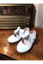 Kindep Sema Bow Tie Detailed Velcro Girls' Ballerina Ballerina White - 7