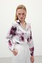 Patterned Classic Shirt - Claret Red - 7