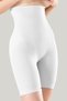 Women's White Double Layer Midriff Split Corset Tightening Shapewear