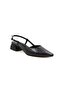 Cico Low Thick Heeled Closed Toe Women's Shoes Black