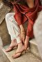 Oria Taba Suede Flip Flop Heels for Women Slipper - 7