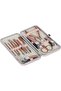 12 Piece Premium Stainless Steel Manicure and Pedicure Set with Bag - 4