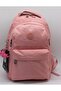 School Backpack Unisex Water Resistant Fabric School Bag 2500 Powder - 3